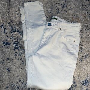 Benetton Woman United Colors of Benetton white skinny mid rise white‎ jeans 28